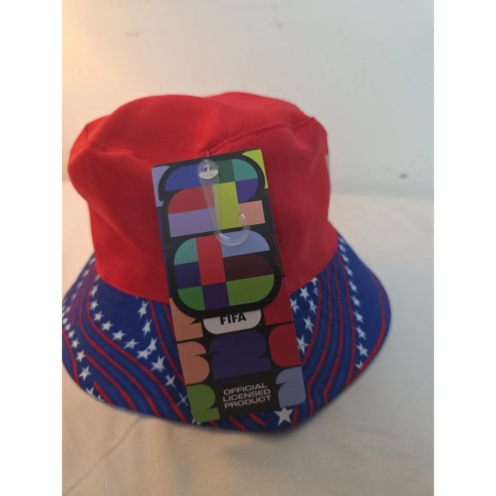 FIFA WORLD CUP 2026 OFFICIAL BUCKET HAT FOOTBALL SOCCER ONE SIZE - FLOPPY